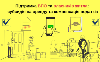 ☝ Підтримка ВПО та власників житла: субсидія на оренду та компенсація податків